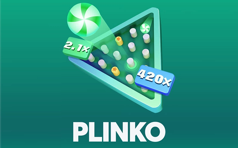 Let the ball slide and bring you winnings in the Plinko game at BC Game casino.