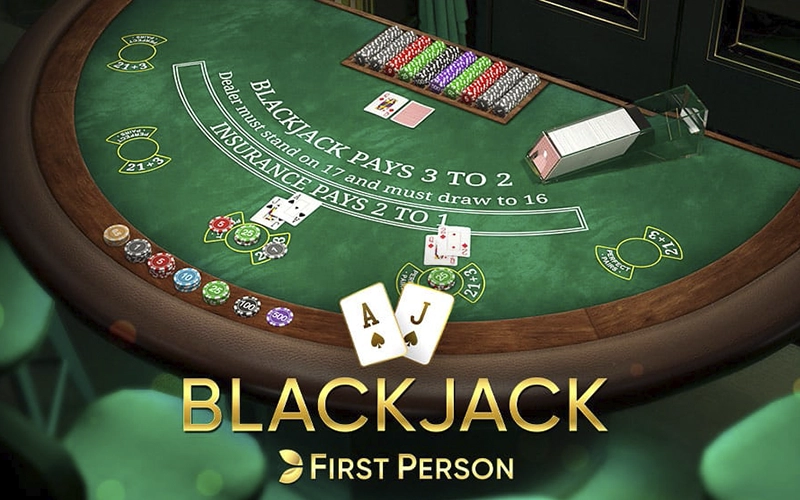 Win a golden jackpot by playing First Person Blackjack on the BC Game casino website.